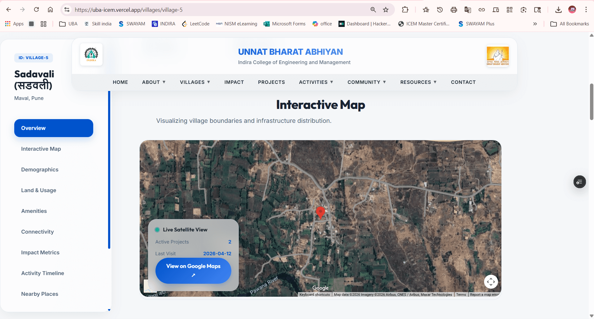 Interactive Village Mapping
